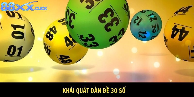 Dàn Đề 30 Số 88XX